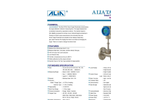 Alia ATF80 Smart Target flowmeters-Flare GAS,Low pressure,High temp 