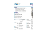 ALIA - Model AMF100 Series - Insertion Type Electromagnetic Flowmeter - Brochure