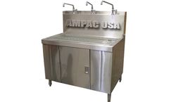 AMPAC USA - Water Stores Bottle Filling Station with 3 Faucets