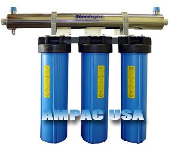 Ampac - Model BB UV - Quad Whole House Water Filter