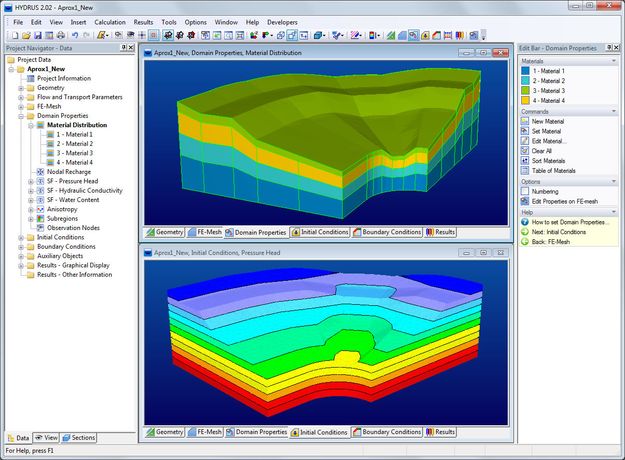 HYDRUS (2D/3D) - Hydrogeologic Software Solutions - Groundwater ...