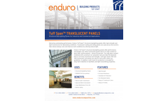 Enduro - Structural Daylighting Panels - Datasheet