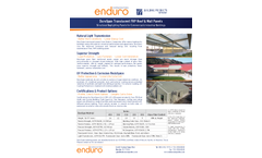 Enduro DuroSpan - 12 x 1.25R - Daylighting Panel - Datasheet