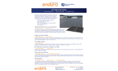 Enduro - Model XL3 - Fiberglass Tank Cover System - Brochure