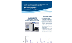 Biochrom - 30+ Series - Amino Acid Analyzer Physiological System Brochure