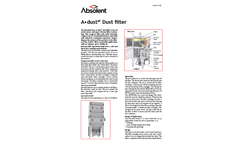 Absolent - Model A- Dust 4F - Dust Filter Brochure
