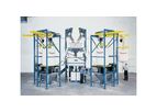 Gain-In-Weight Batching/Blending System with Bulk Bag Unloaders and Flexible Screw Conveyors