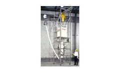 Continuous Loss-Of-Weight Bulk Bag Unloader with Flexible Screw Conveyor
