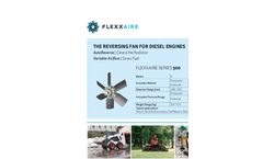 Flexxaire - Model Series 500 - Fan for Diesel Engines - Datasheet