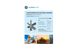 Flexxaire - Model Series 1000 - Fan for Diesel Engines - Datasheet