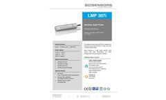 BD|SENSORS - data sheet LMP 307i (hydrostatic level sensor)