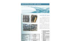bioFLOW - Microfiltration (MF) Tubular Membrane System Brochure