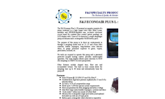 F&J Econoair - Model L-5P - Personal Air Sampling Pump - Brochure
