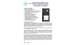 F&J - Model GAS-804DTE - Global Air Sampling System - Brochure