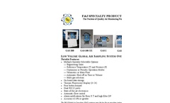 F&J - Low Volume Global Air Sampling Systems Overview - Brochure