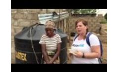 WaterAid Team Mozambique -Day 4 rainwater harvesting in rural communities Video