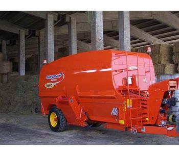 Trailed Horizontal Chopping-Mixing Wagons Without Silage Tiller-2