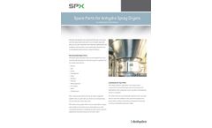 Spare Parts for Anhydro Spray Dryers - Datasheet