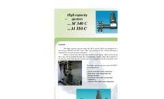 Series M 340 C And M 350 C - High Capacity Ejectors Brochure
