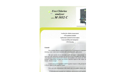 Series M 1032 C - Chlorine Analyzer Free Brochure