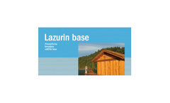 Lazurin base – preventive wood protection