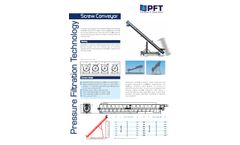 PFT - Shaft-less Spiral Conveyor - Brochure