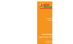 Energy Decentral 2016 - Application Documents 