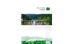 Model PD & PDV - Split Case Pumps - Brochure