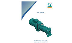 Sydex - Model FM Range - Compact Progressing Cavity Pumps - Brochure