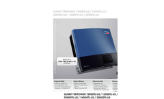  	Sunny Boy - Model 3.8-US / 5.0-US / 6.0-US - Storage Battery Inverter - Brochure