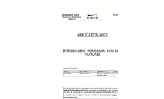 Introducing Monoscan 4090 New Features Application Note