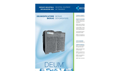 Biogas Dehumidifiers - Industrial Equipment for Air Treatment Brochure