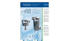 Filters To Separate Solid Particles From Biogas Brochure