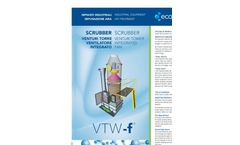 Ecochimica - Model VTW-F Series - Venturi Tower Scrubber With Integrated Fan - Brochure