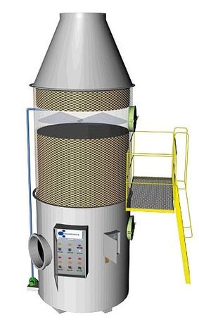 Ecochimica - Model BIO-TW Series - Vertical Tower Scrubber