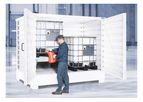 DENIOS - Model L258200W - Chemical Storage Locker - 2 IBC - High Version