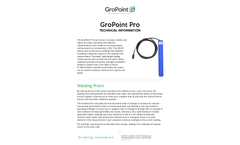 GroPoint - Model Pro - Soil Moisture Monitoring System - Technical Datasheet