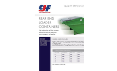 GJF - Rear End Loader Containers Brochure