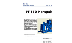 Model PP150 - Small Scale Pellet Press Brochure