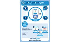 Smokerlyzer piCO - Carbon Monoxide Breath Test Monitor - Brochure