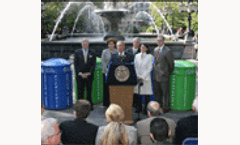 New York City expands public space recycling at minimal cost to taxpayers