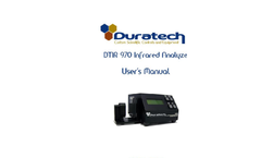 DuraTech - Model DTIR 970 - Fixed Filter Infrared Analyzer - Brochure