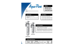 AP Easy Full Flow Drinking Water Systems Spec Sheet