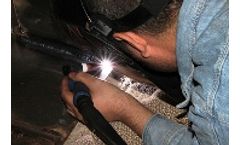 Scale prevention in welding plants