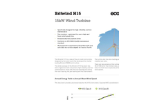 Britwind - Model H11 / H15 - 11kW / 15kW Wind Turbine - Brochure