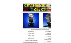 CRV High Pressure Gas Cell Brochure