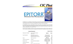 EPITORR Semiconductor Wafer Processing Analyzer Specifications