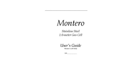 Montero 1.0 Meter Pathlength Gas Cell Manual