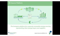 Corporate Renewable Energy Sourcing – The future of PPAs in Europe - Video