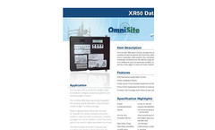 OmniSite - XR50 - Remote Alarm Monitoring Device Datasheet